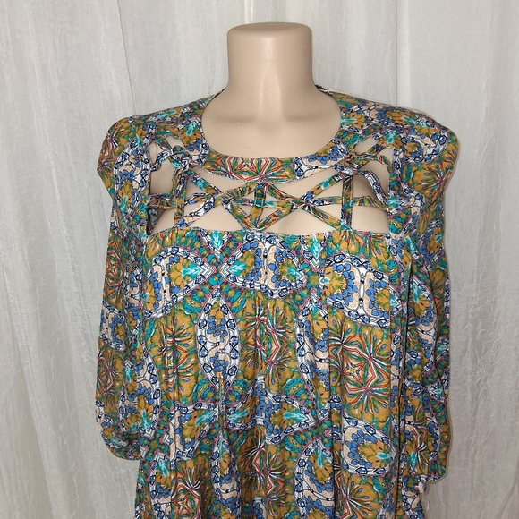 JODIFL New Women Size S Multicolor Floral Dress - Picture 6 of 16